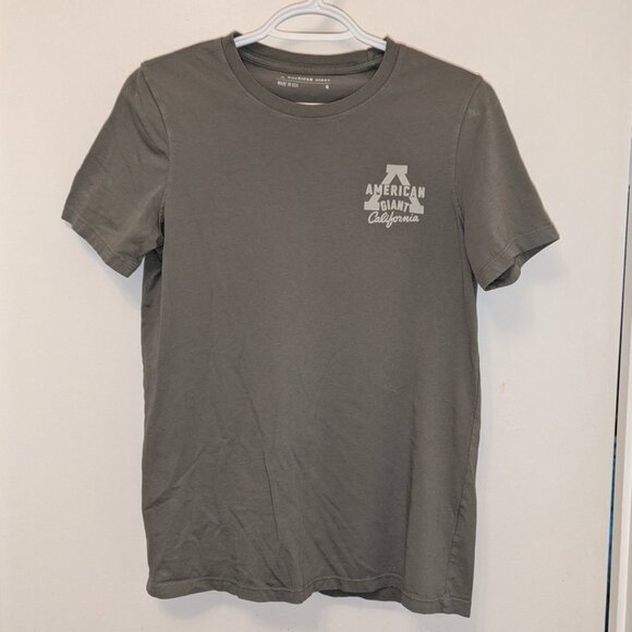 American Giant Tops - American Giant Premium Crew Neck Supima Cotton California Logo T-shirt Top Shirt